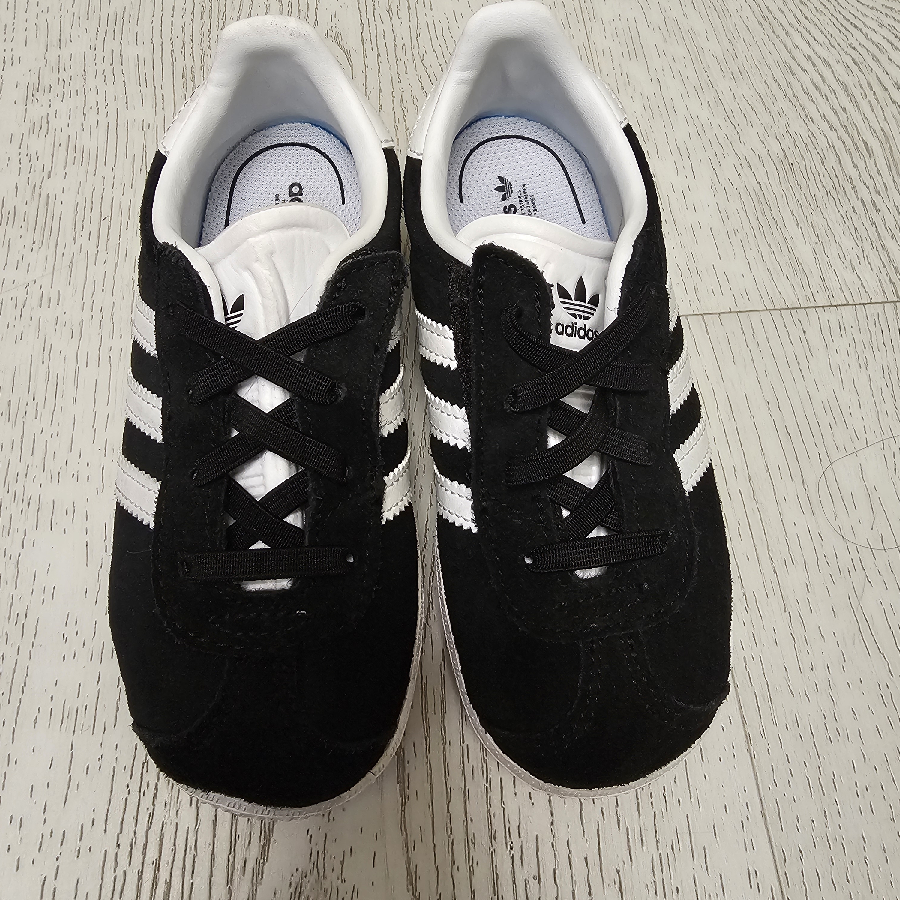 Adidas Kids Black And White Sneakers